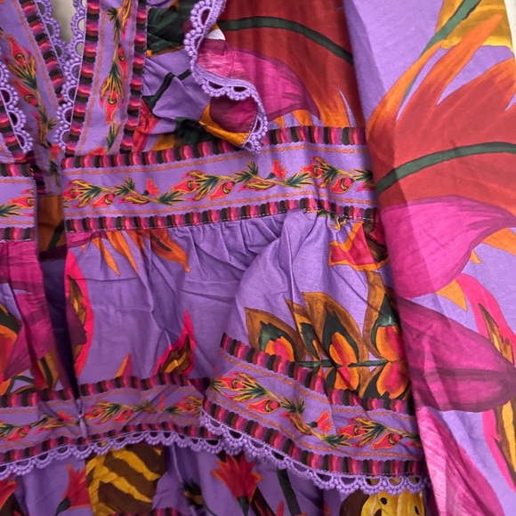 FARM RIO - Floral Purple Dress - Picture 6 of 7